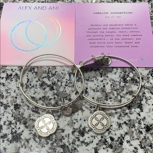 alex and ani mom and daughter infinite connection set of 2
